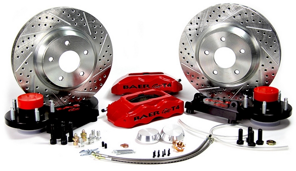 13" Front Track4 Brake System - Nickel Plated